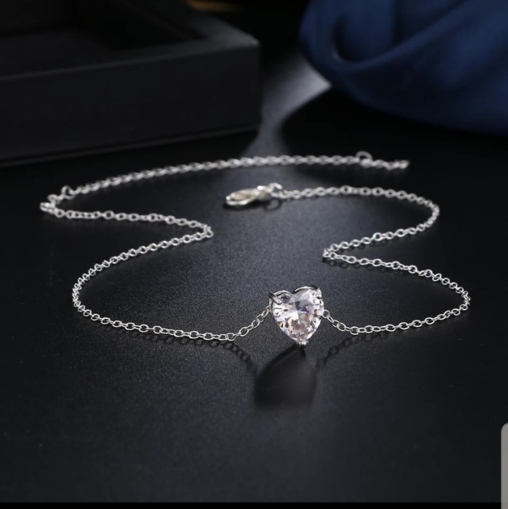Crystal Heart Necklace - Picture 3 of 3